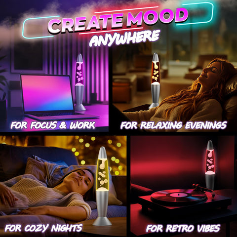 Reluen creates cozy ambient lighting for nightstands and desks.