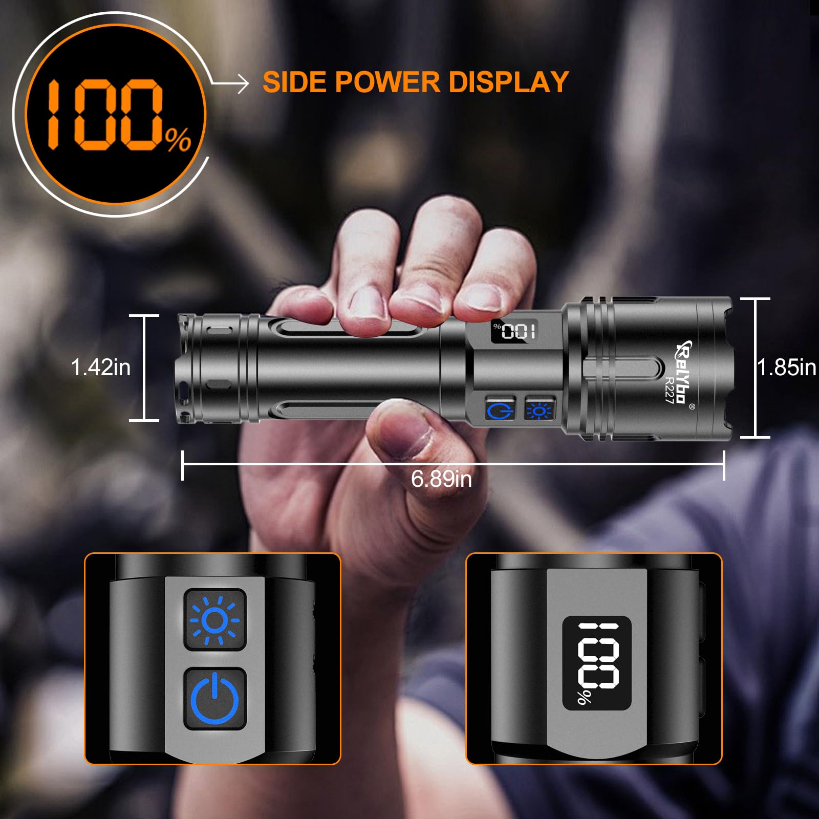 Relybo R227 USB-C charging for quick power top-ups