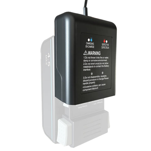 Remate Hoover ONEPWR charger showing compatibility with BH15030 and BH25030 batteries for seamless charging