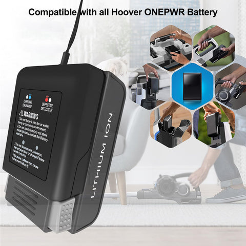 Remate Hoover ONEPWR charger compatible with BH25040 battery for quick top ups