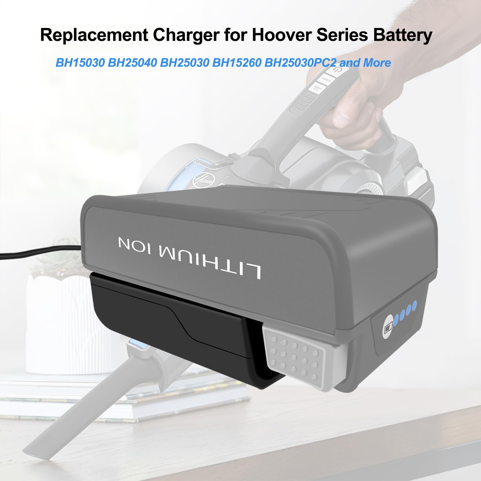Remate Hoover ONEPWR charger delivers 23V 1500mA for efficient charging