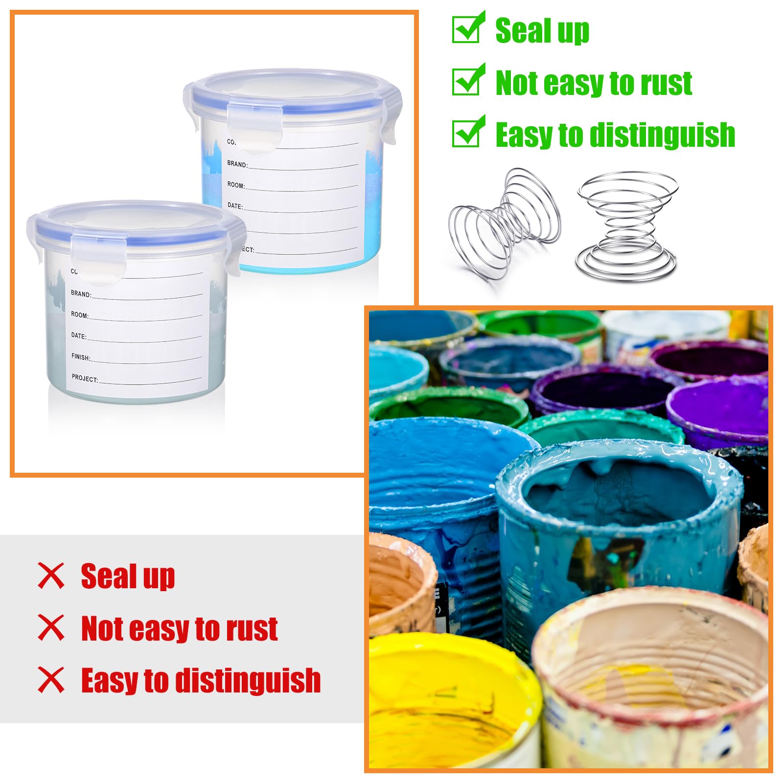 Remerry stainless steel mixing balls for even color blending