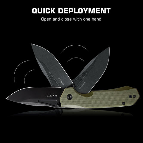 REMETTE Rhino safe liner lock keeps blade secure in pocket