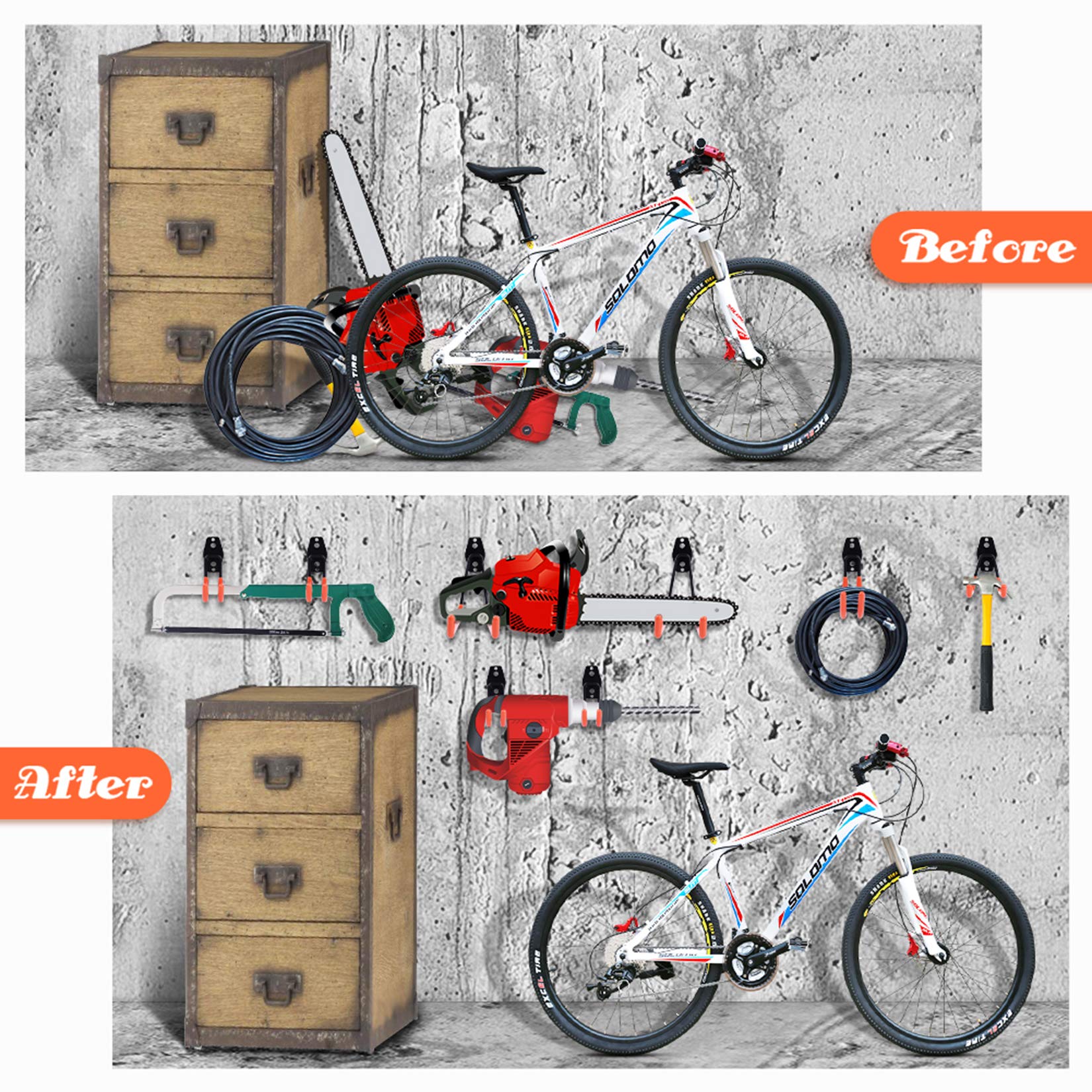 Practical gift idea: Remiawy garage hooks for organized storage spaces