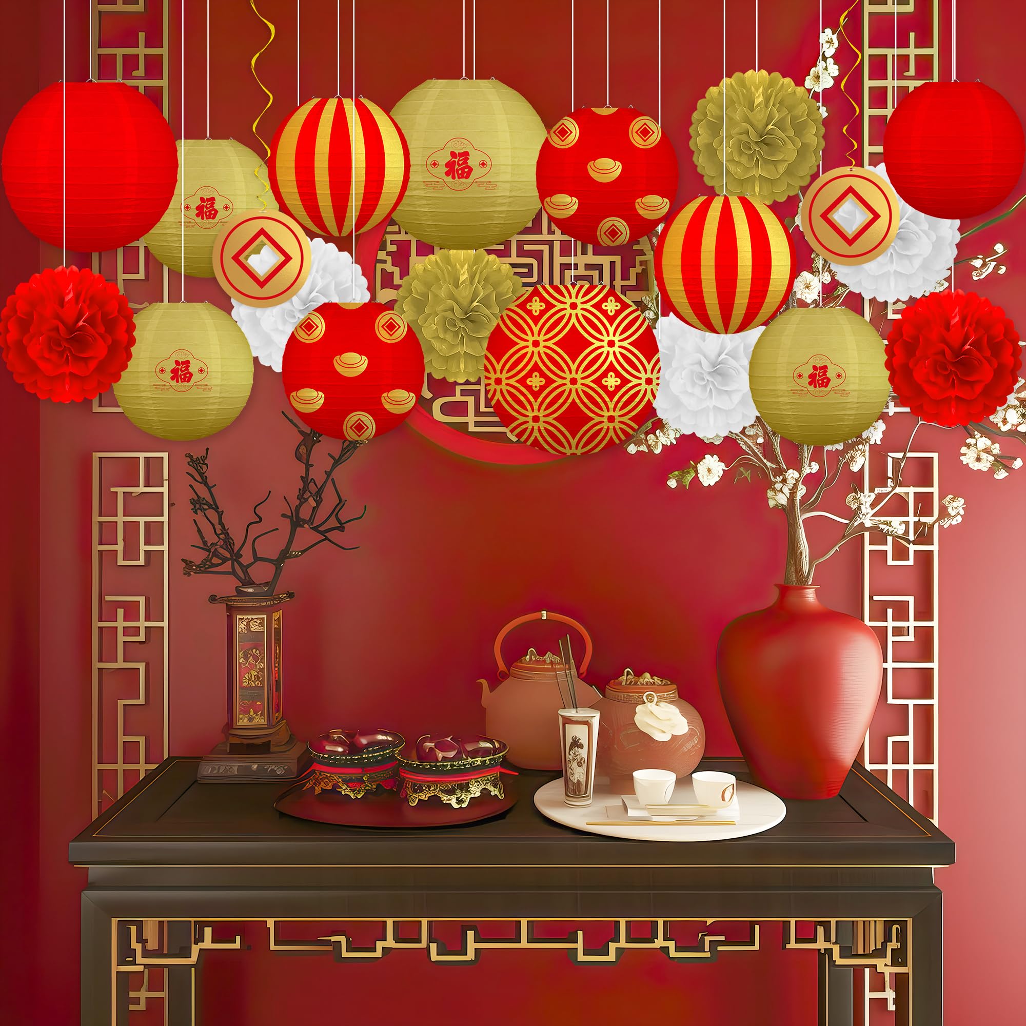 Renbuzhu iron frames 8-inch provide sturdy lantern shapes.