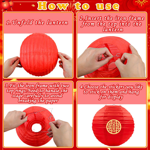 Renbuzhu red tassels for easy hanging and movement.