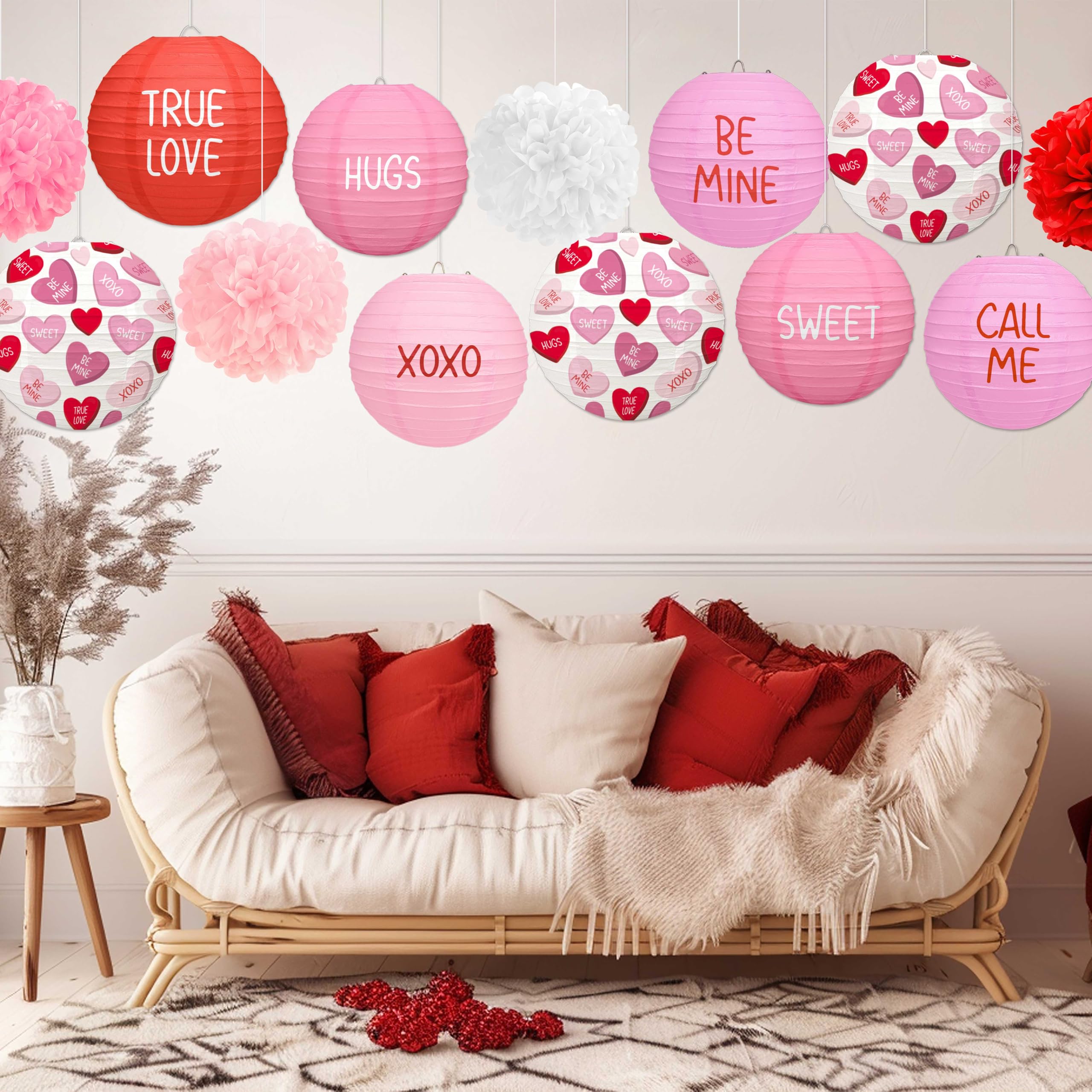 Renbuzhu valentines party setup ideas for home celebrations