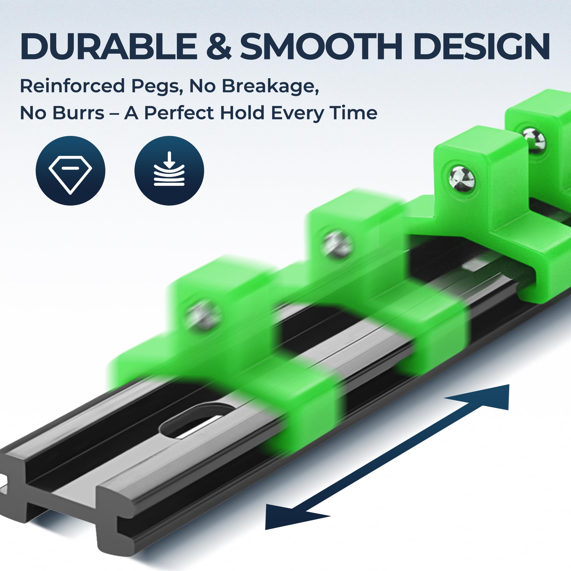 Reniteco color-coded sleeves highlight drive sizes for quick sorting