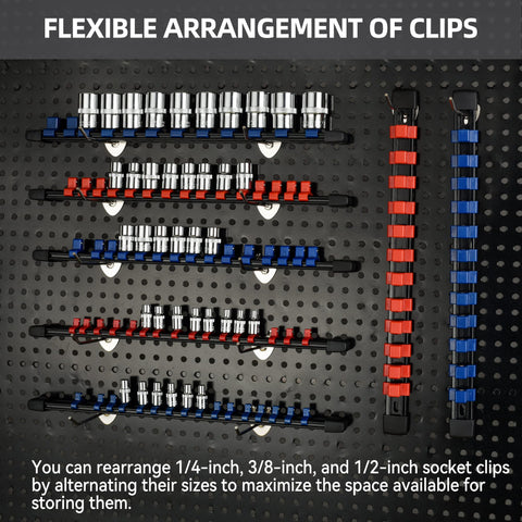 Reniteco removable end caps allow easy clip swapping and layout changes.