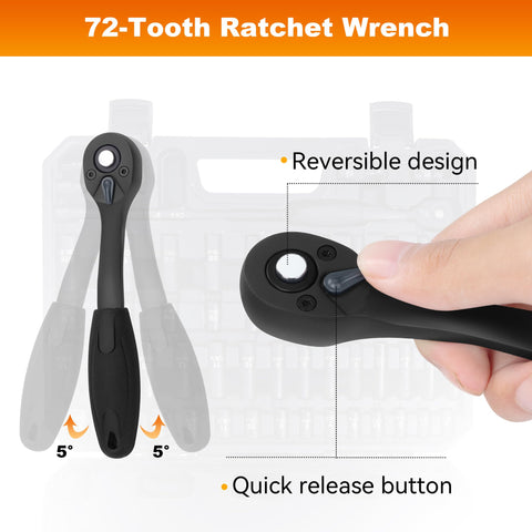 Reniteco extension bars and universal joint reach tight fasteners