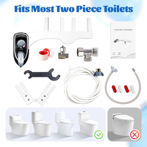 Renook compact design fits diverse toilets and users.