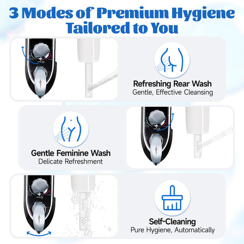 Renook self-cleaning nozzles in action ensure consistent hygiene.