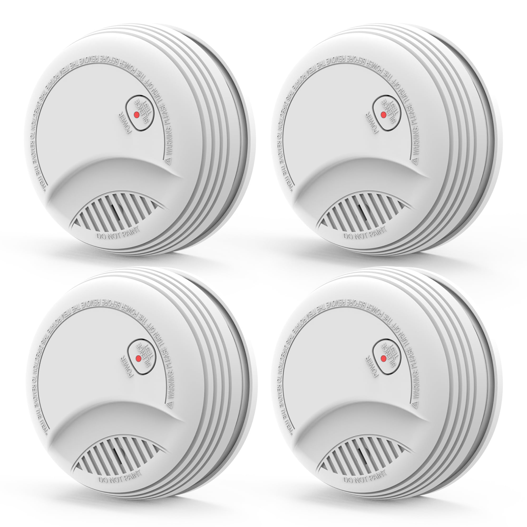 RenseCum Fire Alarms front view shows compact design for home safety