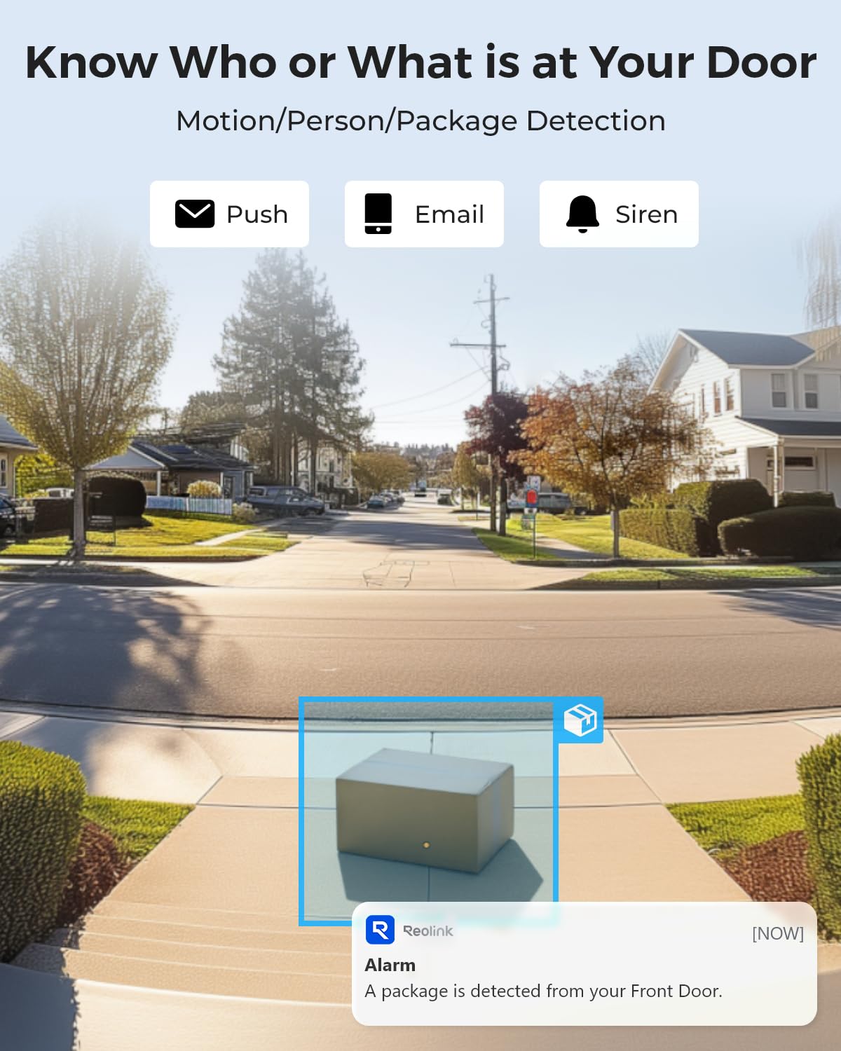 REOLINK 2K doorbell two-way talk interface for quick visitor replies