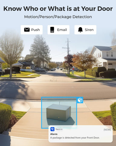 REOLINK 2K doorbell two-way talk interface for quick visitor replies