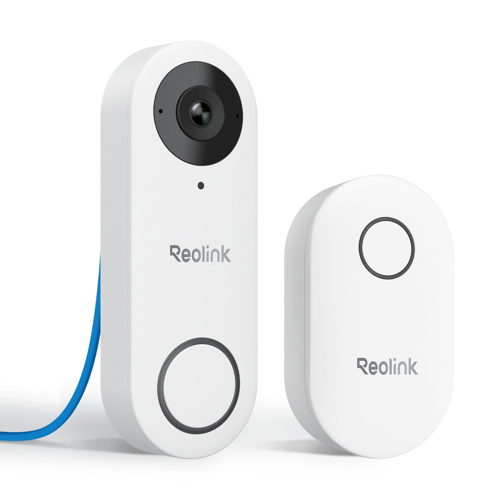 REOLINK 2K doorbell camera front view for clear doorstep surveillance