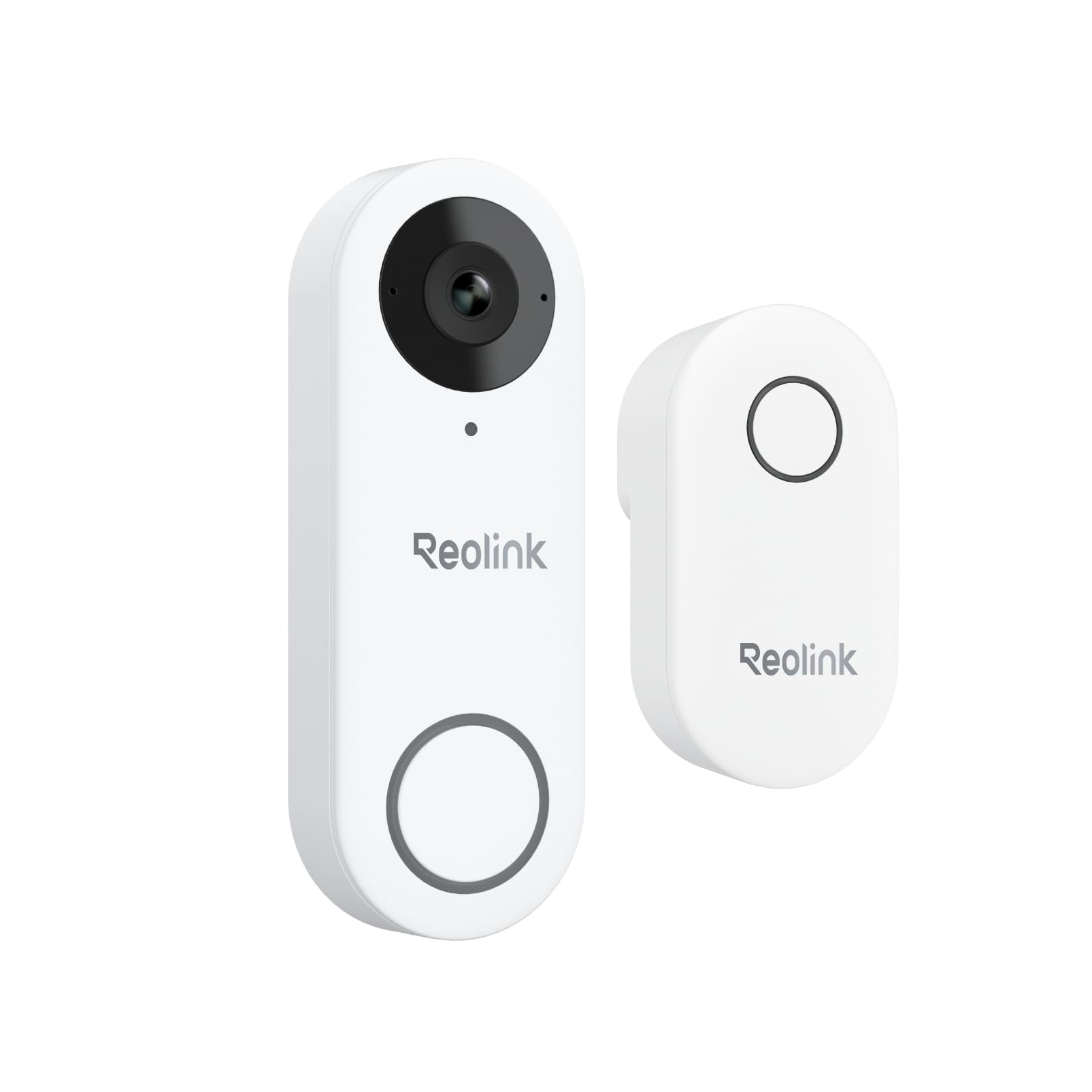 REOLINK 2K doorbell front view for crisp porch surveillance day and night