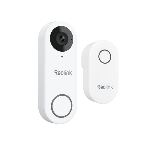 REOLINK 2K doorbell front view for crisp porch surveillance day and night
