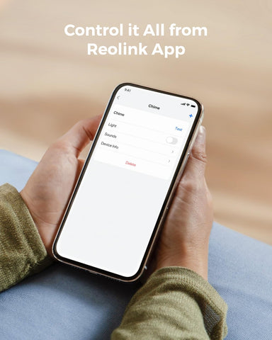 REOLINK Chime compatibility with V2 ensures secure, seamless integration.