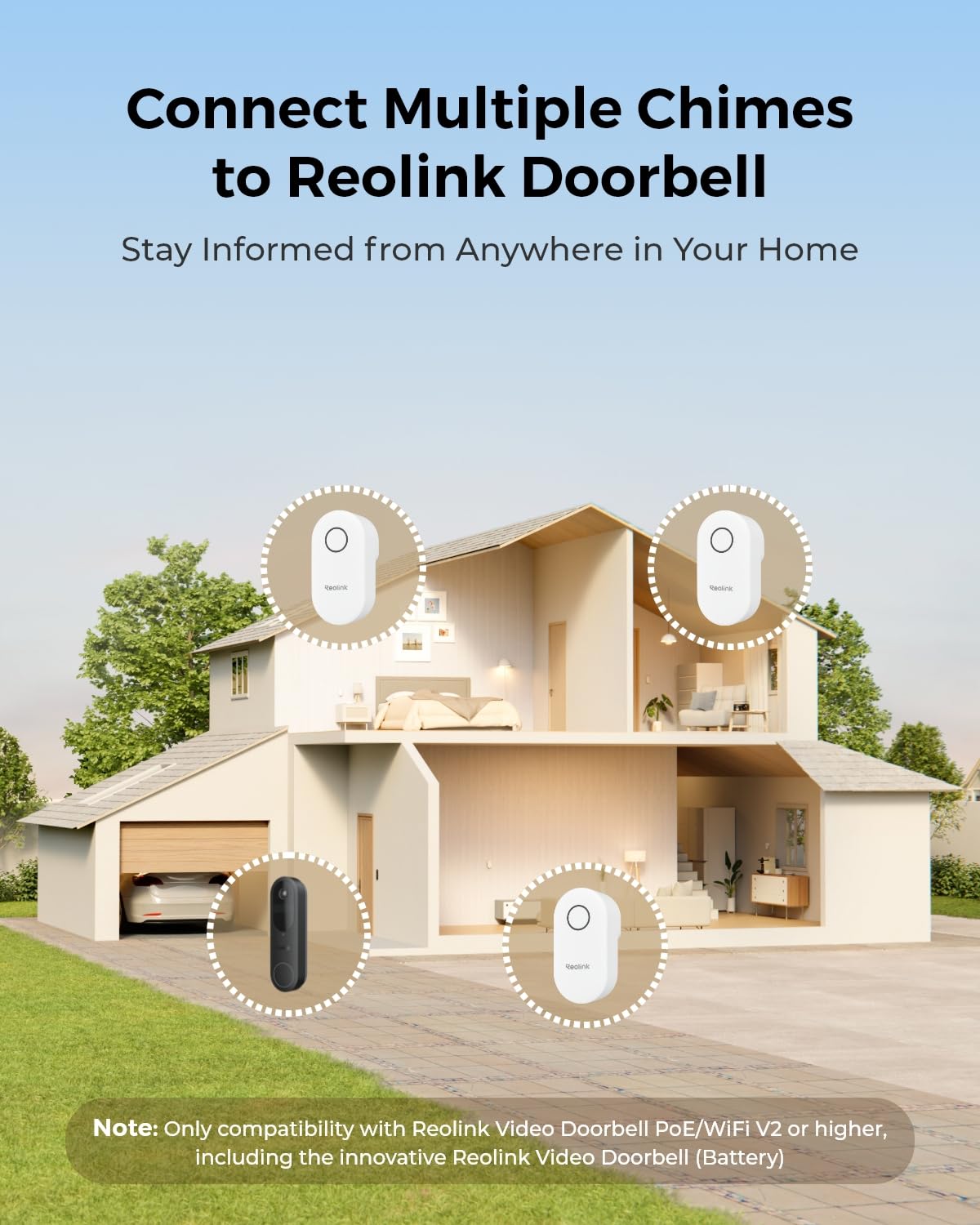 REOLINK Digital Chime plug-and-play setup saves time during doorbell installation.