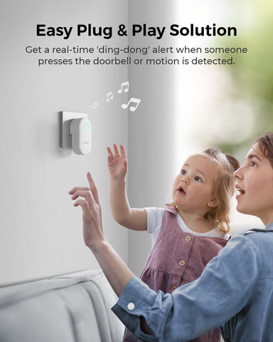 REOLINK Digital Chime offers multiple ringtones to match your mood and surroundings.