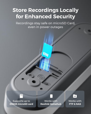 REOLINK doorbell provides multiple chime options and smart home compatibility.