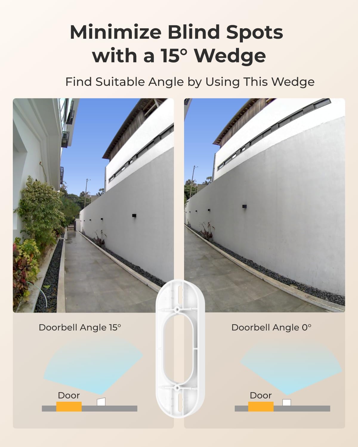REOLINK doorbell package detection with porch spotlight at night