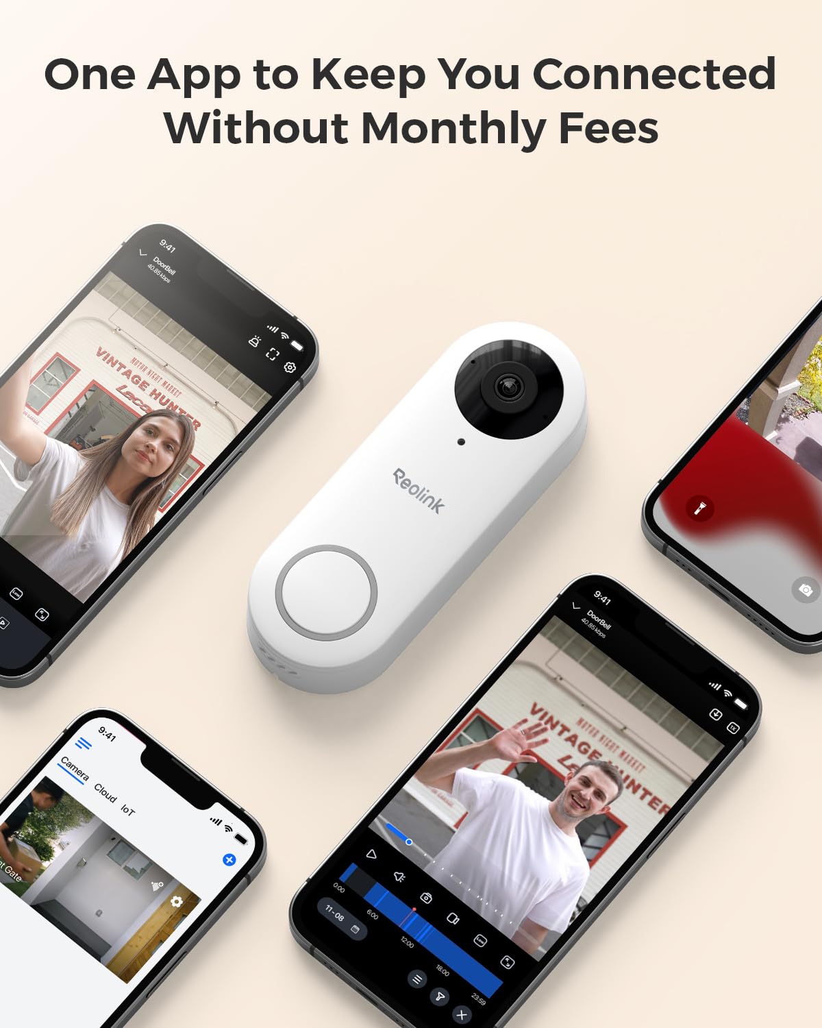 REOLINK NVR with built-in HDDs for continuous local recording
