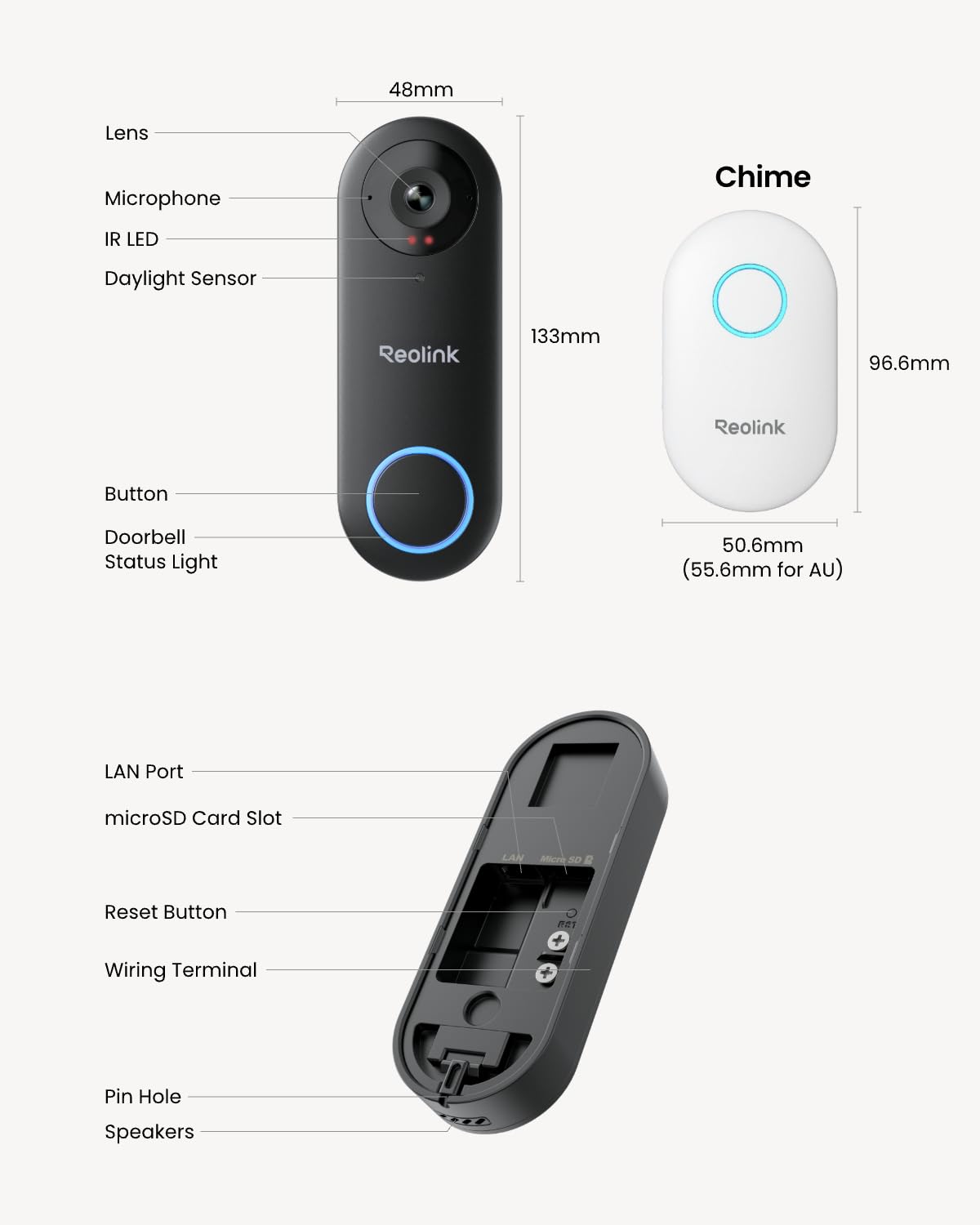 REOLINK Video Doorbell smart detection for timely alerts