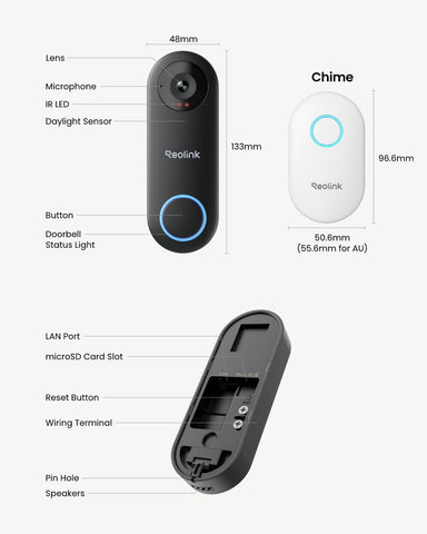 REOLINK Video Doorbell smart detection for timely alerts
