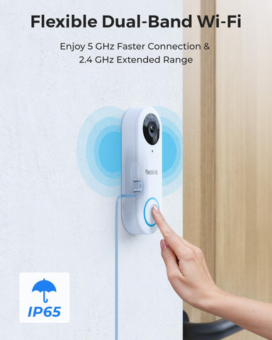 REOLINK Wi-Fi dual-band connection for stable streaming and fewer dropouts
