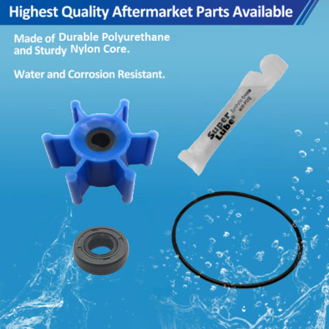 REPLACEMENTKITS.COM oil seal behind impeller included as spare