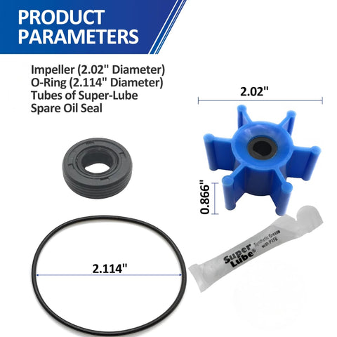 REPLACEMENTKITS.COM Super-Lube tube eases installation and reduces wear