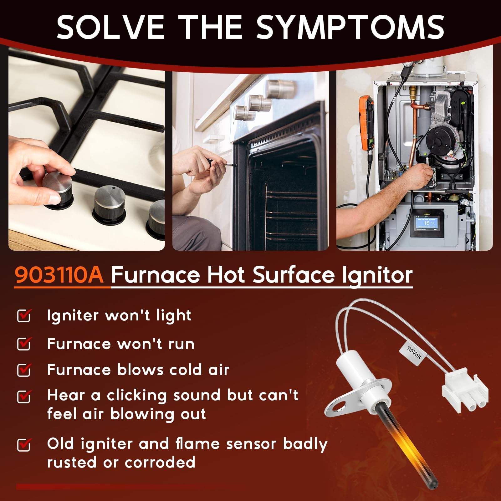 Replizo 903110A energy-efficient ignition supports reliable start-up.