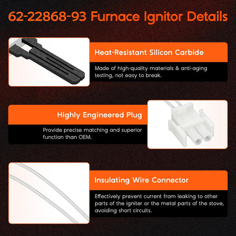 Close view of silicon carbide material used in Replizo igniter