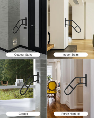 Repuskor porch deck rail on outdoor surface