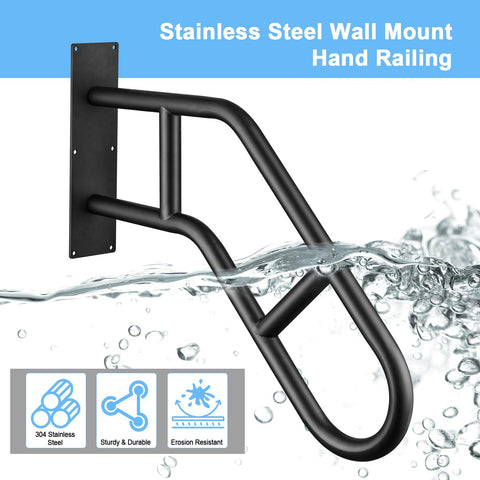 Repuskor wall-mounted handrail installed for quick safety access