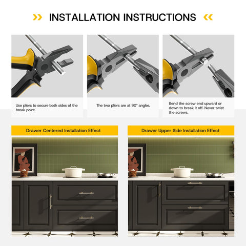 Rergy packaged cabinet pulls with protective wrapping