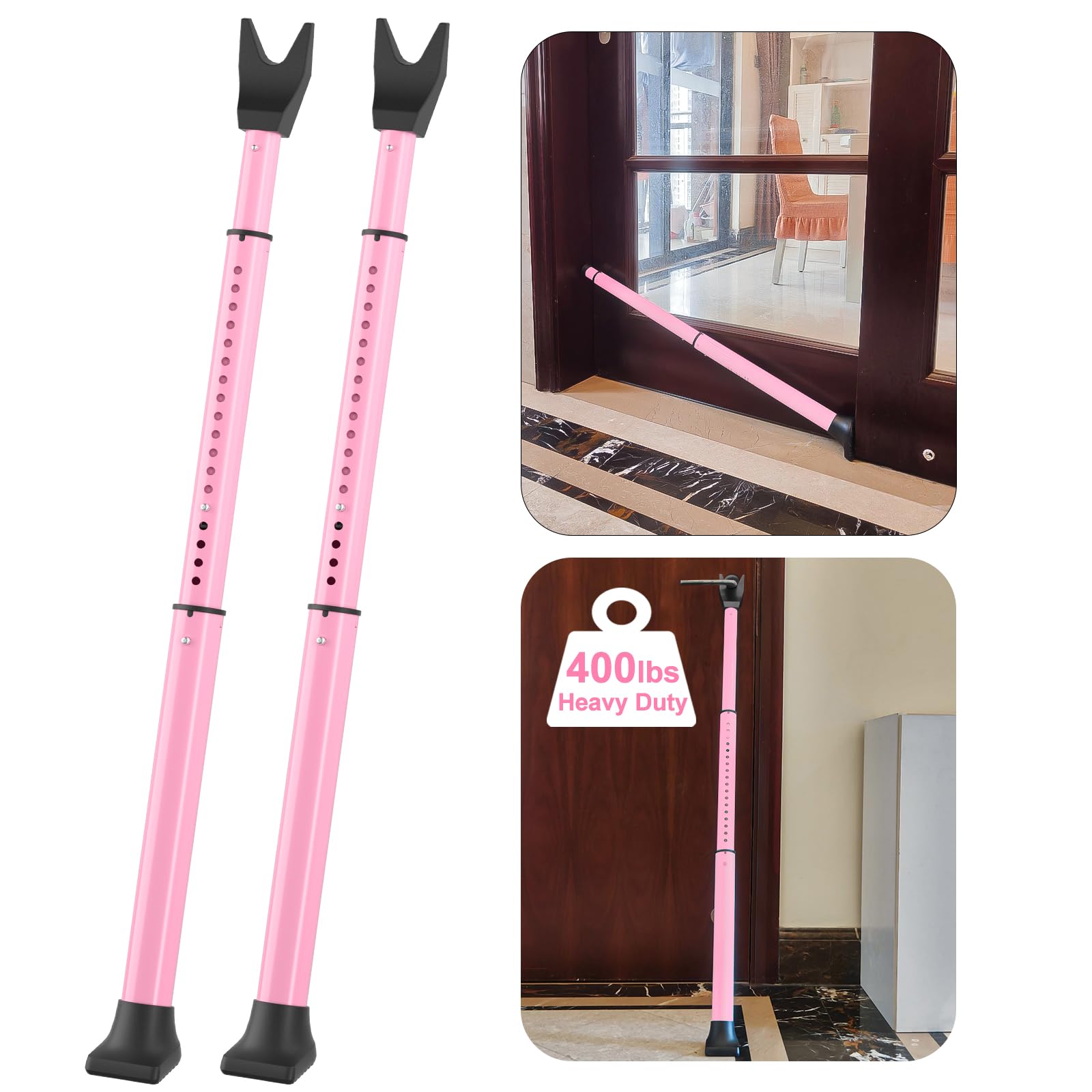 Rerishom pink packaging for the door security bar ready to boost home security.