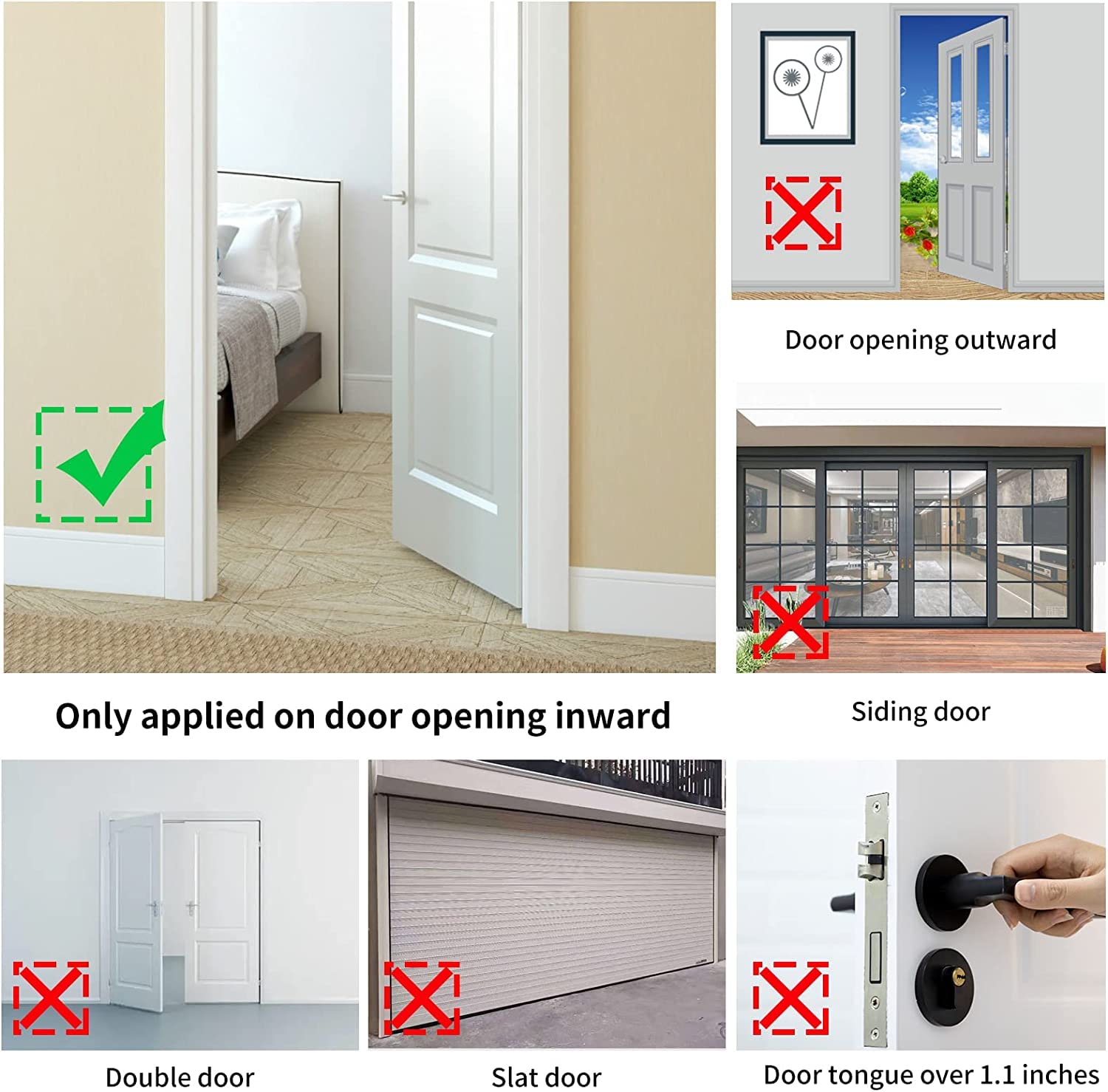 Rerishom travel door lock dorm hotel use ensures privacy in shared spaces