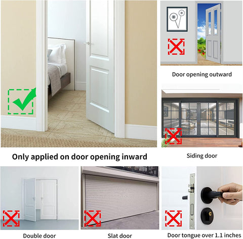 Rerishom travel door lock dorm hotel use ensures privacy in shared spaces