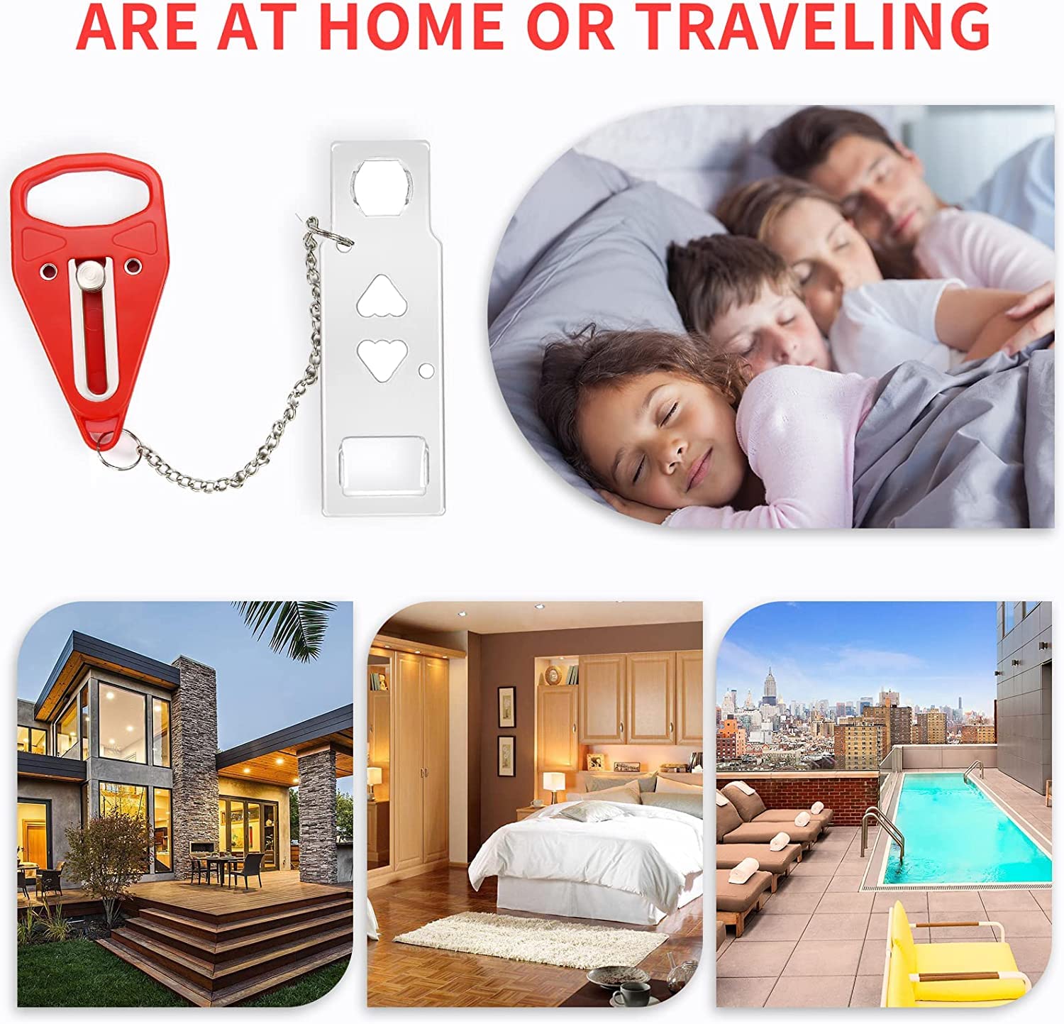 Rerishom two-pack security package provides redundancy for home and travel privacy