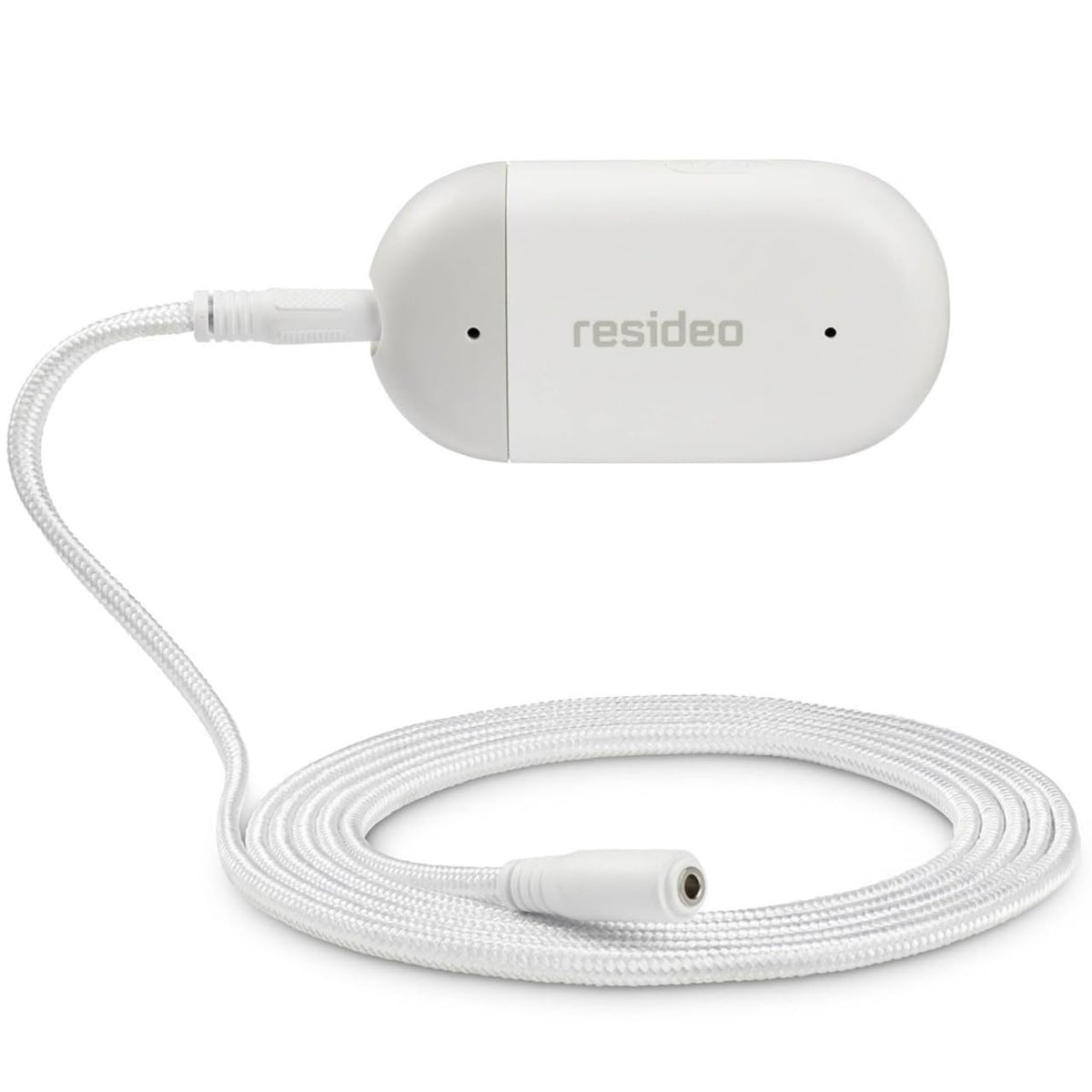 Resideo CHW3610W8001 compact water leak detector with LED indicators for quick alerts in basements