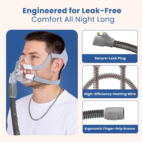RespiraX Air Sense Series 11 tubing featuring easy-connect design for quick replacements.