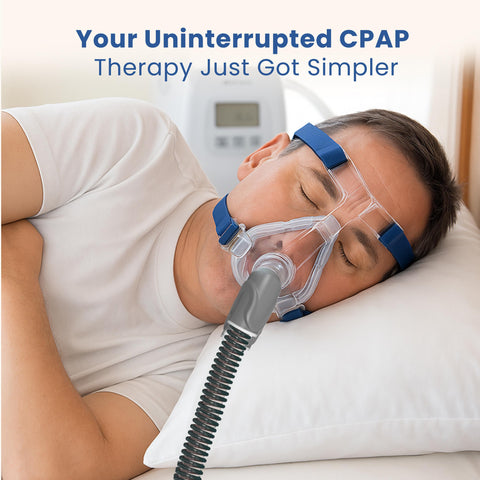 RespiraX AirSense 10-compatible tubing ensures secure connections.