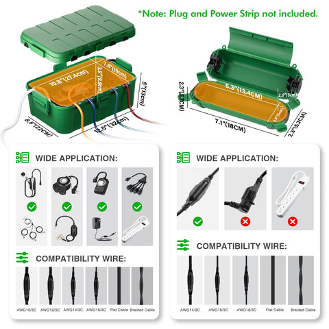 Restmo outdoor box large side view highlights rugged durability for outdoor use.