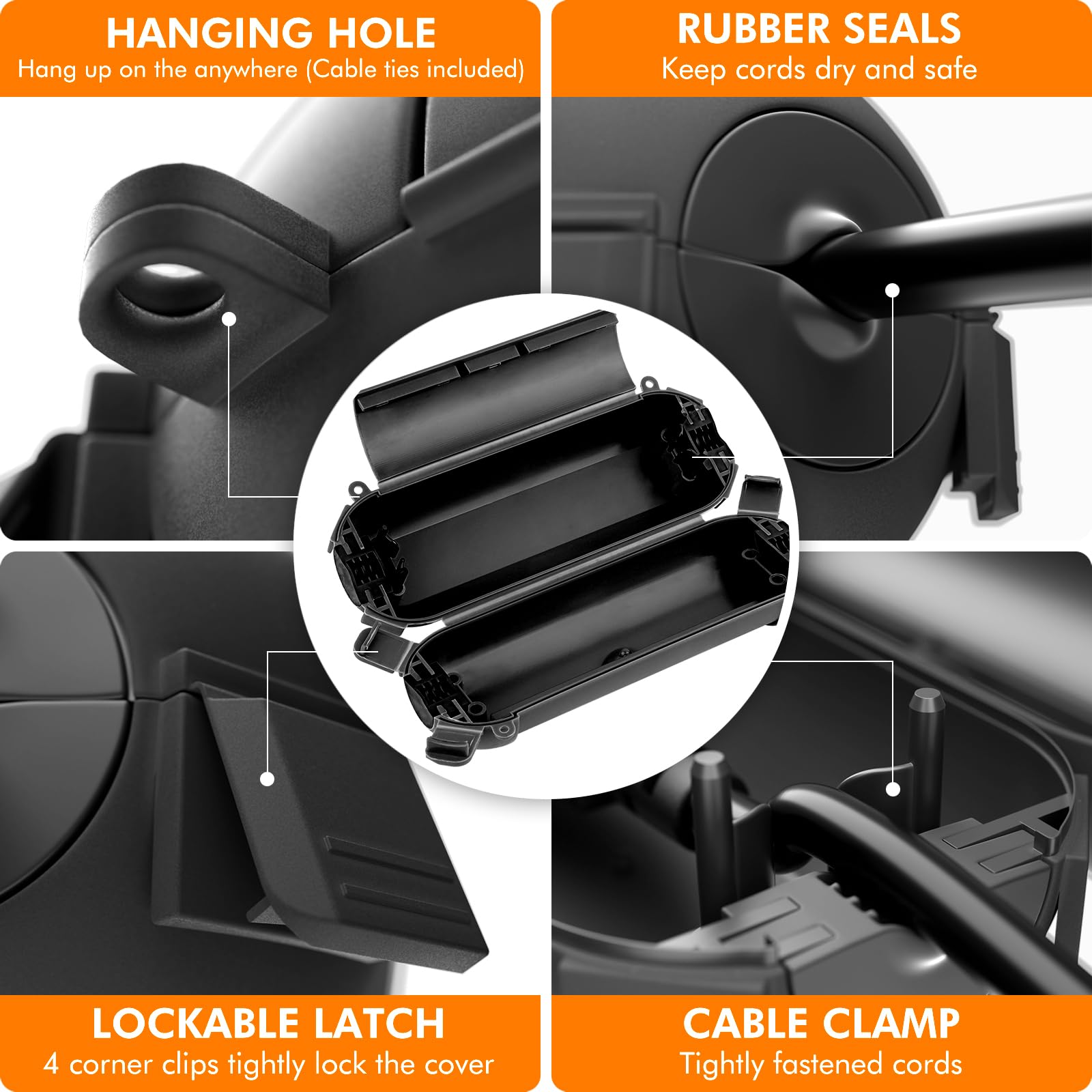 Restmo wall-mount back features for easy outdoor installation.