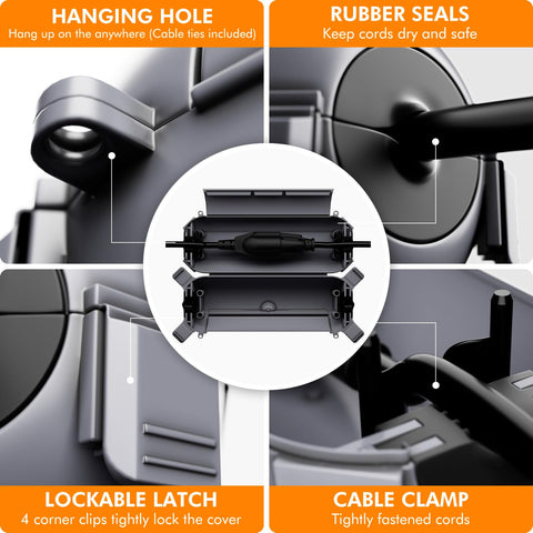Restmo box wall-mount design with back keyholes.