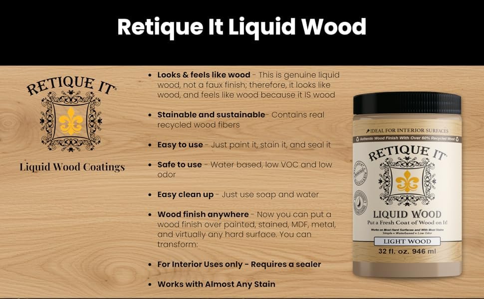 Retique It no sanding required before staining on furniture.