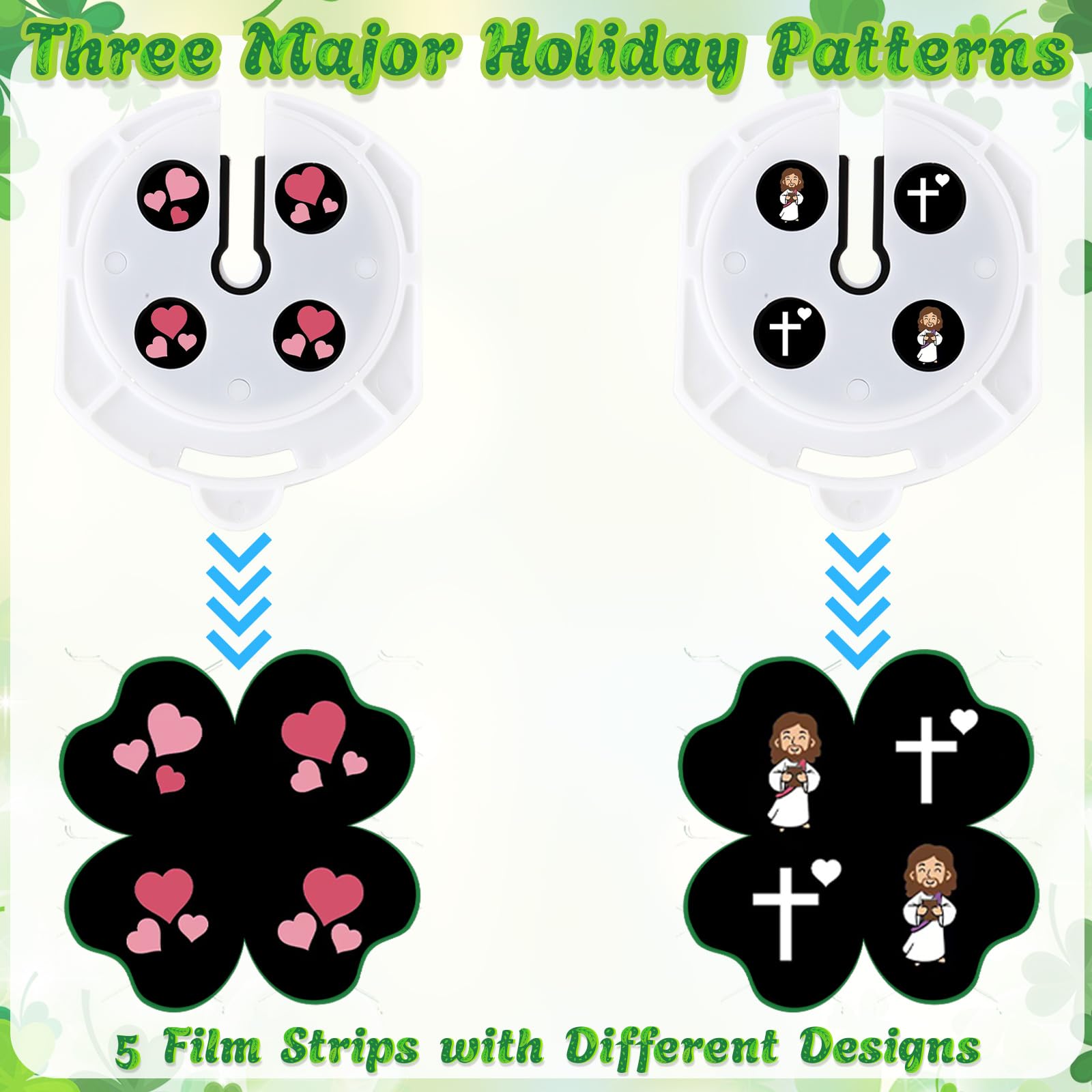 Retisee Easter bunny film slide projector adds playful seasonal decor.